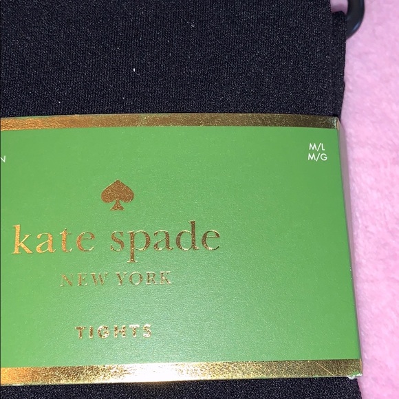 Kate spade New York women’s black tights size m/l - Picture 2 of 3